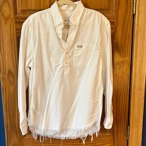 GAP x BKC White Button-Up Shirt